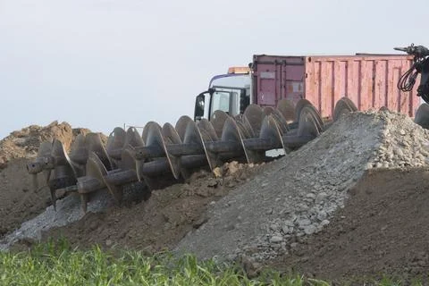Container for transportation of cargo Stock Photos