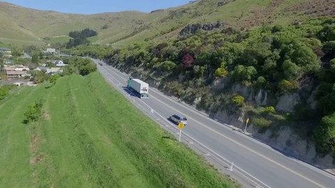 Container Truck 库存影片 90532546