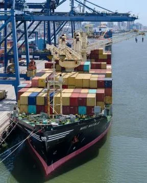 Container vessel Stock Photos