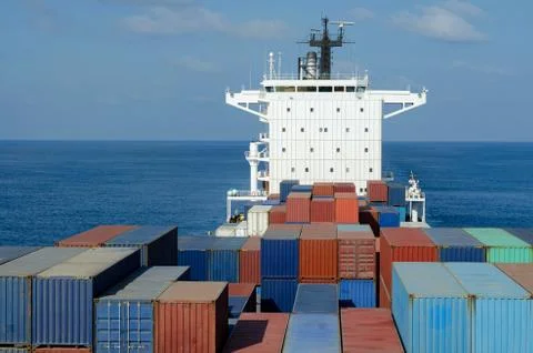 Container vessel Stock Photos