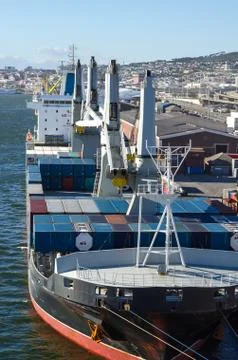 Container vessel 库存照片