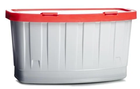 Container for washing laundry capsules Stock Photos