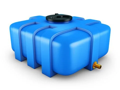 Container for water Ilustración de archivo