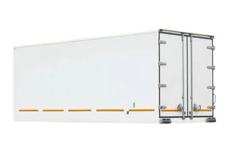Container on a white background. Photos