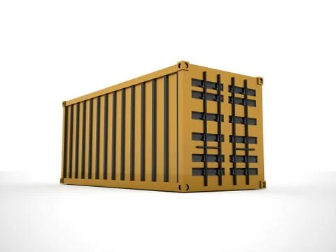 Containers concept rendered Stock Illustration