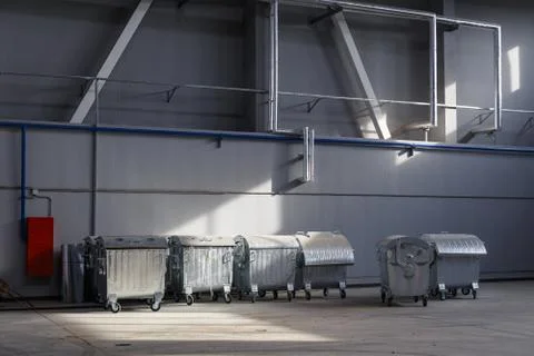 Containers with garbage. Stock Photos