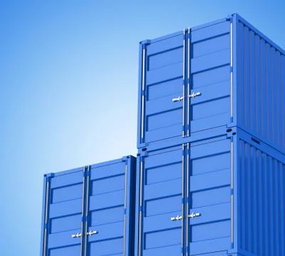 The containers Stock Illustration