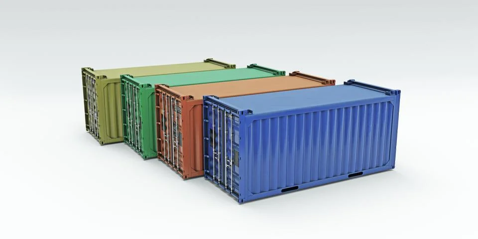 Containers Stock Illustration