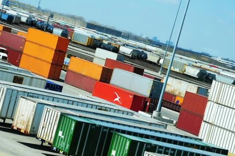 Containers - shipping and logistics theme Photos