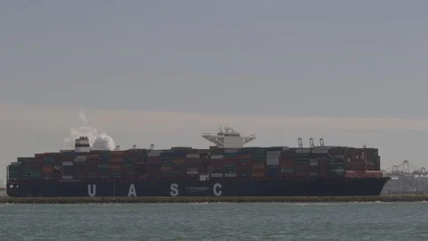 Containership Video stock 94368443