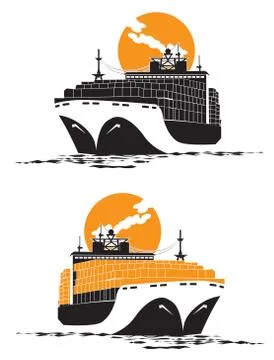 Containership Stock Illustration