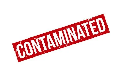 Contaminated Rubber Stamp Seal Vector Stock Illustration