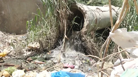Contaminated water Stock Footage 54260783