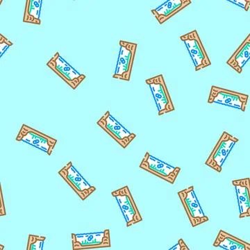 Contaminated water source tablets vector seamless pattern Stock Illustration