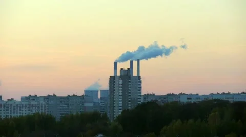 Contamination in the city Stock Footage 68677350