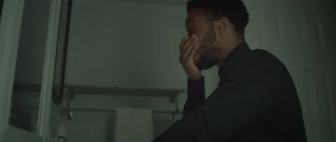 Contemplating change or self reflection Stock Footage 134619138