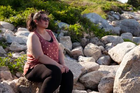 Contemplating life outside Stock Photos