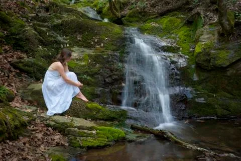 Contemplating Nature Stock Photos