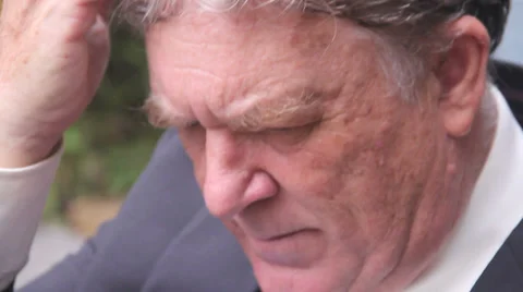 Contemplating Thinking Businessman Stock Footage 36803965