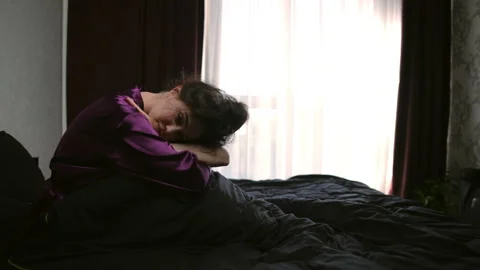 Contemplation and Emotion experienced during moments of Solitude and personal Stock Footage 314908012