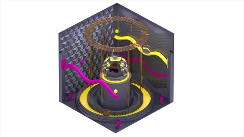 Contemporary 3d abstact animation. Stock-Footage 105567833