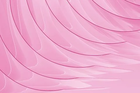 Contemporary abstract background, pattern - soft light thin curved glass stri Illustrazione stock