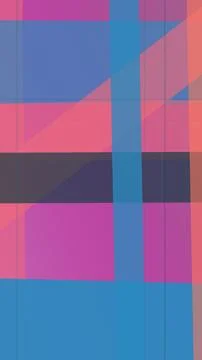 Contemporary abstract composition presents a structured plaid of translucen.. 스톡 일러스트