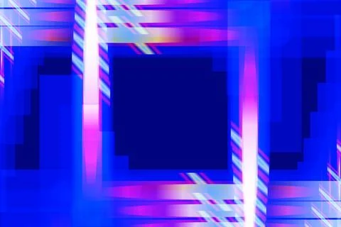 Contemporary abstract digital background with vibrant rainbow colors Stock Illustration