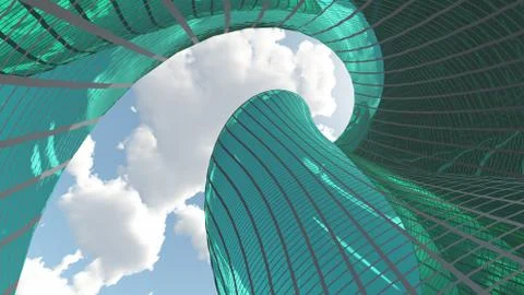 Contemporary Architecture Stock Illustration