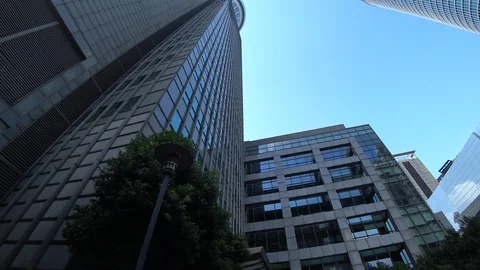 Contemporary Architecture. Office Buildi... | Stock Video | Pond5