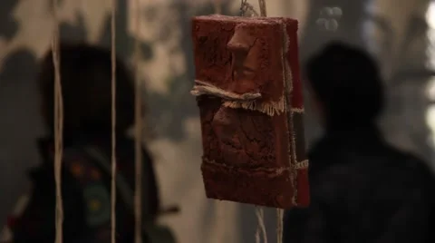 Contemporary art installation Stock-Footage 47150269