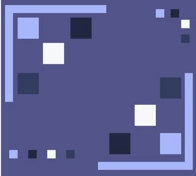 Contemporary art seamless pattern background. Abstract grunge square geometric Stock Illustration