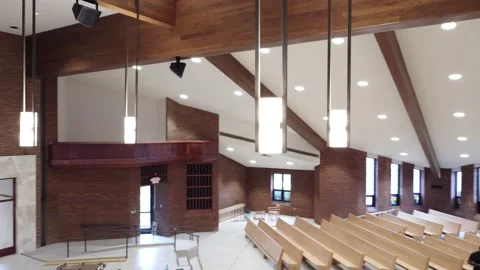 Contemporary Chapel Stock Footage 158896200