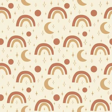 Contemporary collage with hand drawn elements Stock Illustration