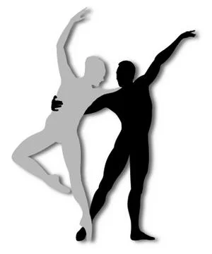 Contemporary dance Stock Illustration