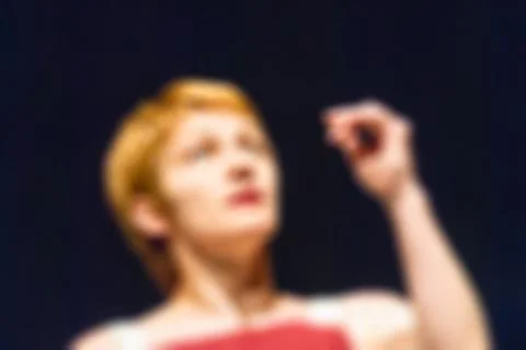 Contemporary dance performance bokeh blur background Stock-Fotos