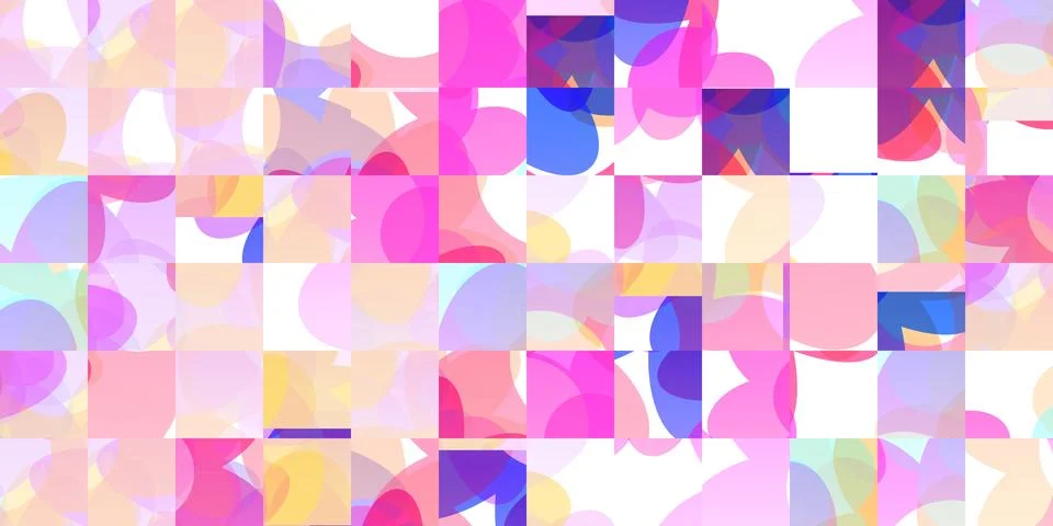 Contemporary Digital Art Geometric Pattern Background 스톡 일러스트