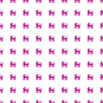 Contemporary dog seamless pattern. Abstract animals endless wallpaper. Stock Illustration