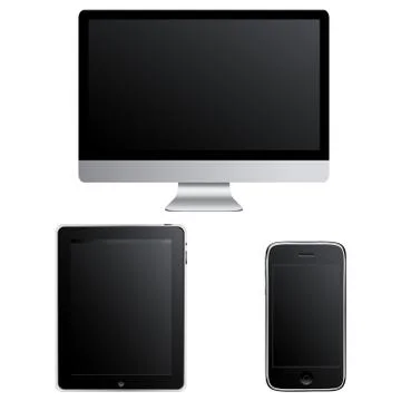 Contemporary gadgets Stock Illustration