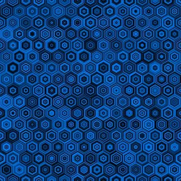 Contemporary honeycomb geometric pattern. Repeated hexagon ornament Stockillustratie