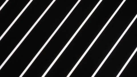 Contemporary interior ceiling featuring linear LED lamps. Minimalist geomet.. Видео 333915222
