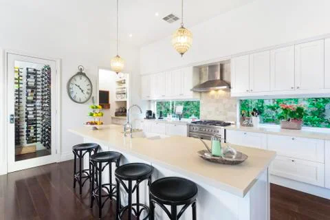 Contemporary kitchen Stock Photos