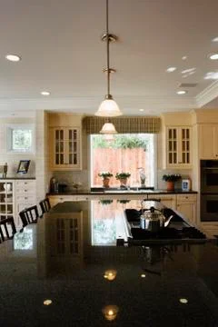 Contemporary Kitchen Scene Stock Photos