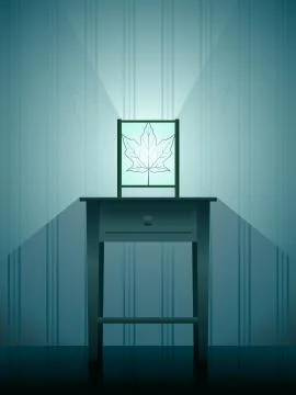 Contemporary lamp Stock Illustration