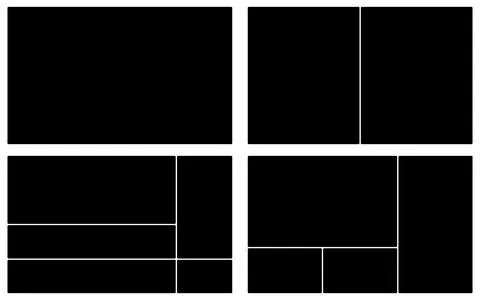 Contemporary layout grid templates for website, brochure, and app designs Stock Illustration