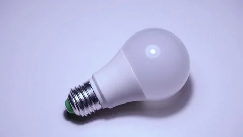 Contemporary led bulb. Stock Footage 96508810