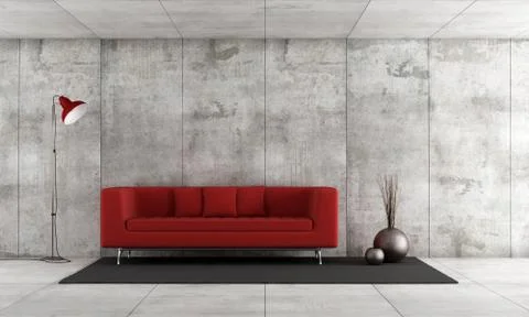 Contemporary lounge Stock Illustration