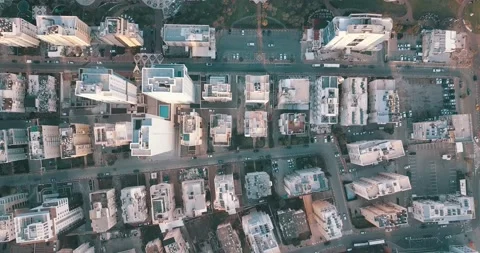 Contemporary Mediterranean city Stock Footage 147123736