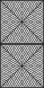 Contemporary Motifs Pattern Stock Illustration