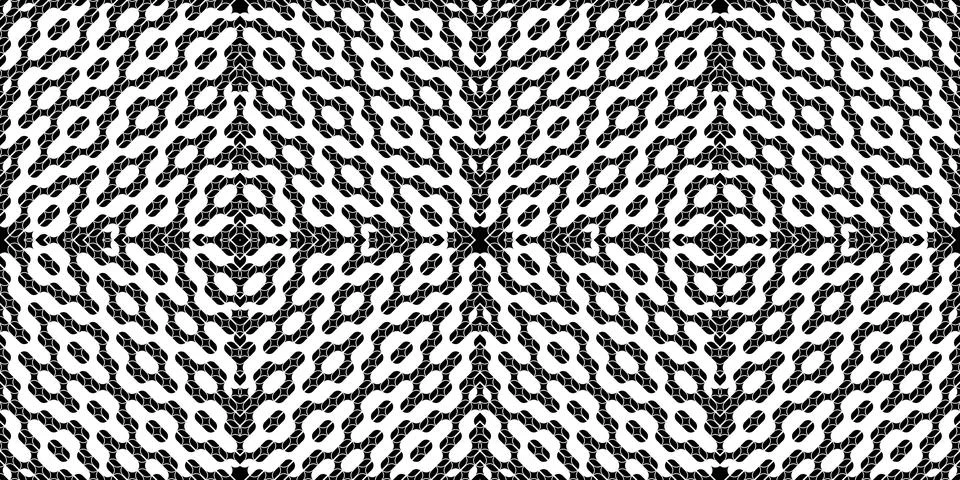 Contemporary Motifs Pattern Illustrazione stock